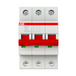 Ραγοδιακόπτης φορτίου τριπολικός 3P 40A 3 module 25kA 440VAC ABB SD203-40