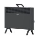 Θερμοπομπός Stiebel Eltron - CNS-B 2000W Plus με οθόνη LCD με δυνατότητα μετακίνησης σε μαύρο χρώμα με διάσταση 73,8x52,4x23,5cm