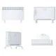 Θερμοπομπός stiebel eltron CWM 2000 M-F 2000W με τροχήλατες βάσεις στήριξης
