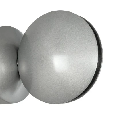 Μοντέρνα επιτοίχια απλίκα LED kelvo® SEPTUM 9W 1150lm AC 220-240V IP44 μπλε φως γκρι ανθρακί ματ 12x11x17cm Μοντέρνα επιτοίχια απλίκα LED kelvo® SEPTUM 9W 1150lm AC 220-240V IP44 μπλε φως γκρι ανθρακί ματ 12x11x17cm