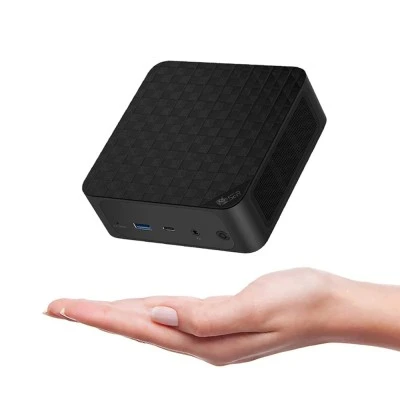 Mini PC Beelink SER 6, AMD Ryzen 9 6900HX, 16GB RAM, 500GB M.2 SSD, Κάρτα Γραφικών Radeon 680M, Windows 11 Pro