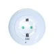 Led λαμπάκι νυκτός 0,5W 230V με πρίζα σούκο αισθητήρα λευκό/μπλε/κόκκινο φως λευκό πλαστικό IP20 Led λαμπάκι νυκτός 0,5W 230V με πρίζα σούκο αισθητήρα λευκό/μπλε/κόκκινο φως λευκό πλαστικό IP20