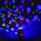 Led mini disco μπάλα πρίζας 3W RGB λευκό πλαστικό 230V εσωτερικού χώρου IP20