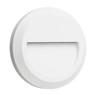 LED SLIM επίτοιχο φωτιστικό λευκό πλαστικό 1.5W 230V AC θερμό φως 3000k 100lm στεγανό IP65