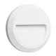 LED SLIM επίτοιχο φωτιστικό λευκό πλαστικό 1.5W 230V AC θερμό φως 3000k 100lm στεγανό IP65