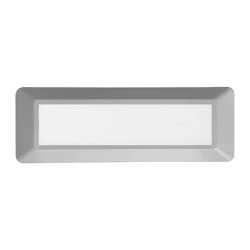 Φωτιστικό επίτοιχο LED SLIM GREY 4W 230V AC θερμό φως 3000k 290lm πλαστικό στεγανό IP65