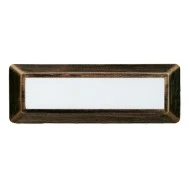 Επίτοιχο LED SMD SLIM RUST φωτιστικό 4W 230V AC θερμό φως 3000k 290lm στεγανό IP65