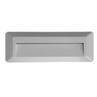Επίτοιχο LED SLIM φωτιστικό 2W 230V AC θερμό φως 3000k 100lm πλαστικό στεγανό IP65