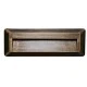 Επίτοιχο LED SLIM RUST φωτιστικό 2W 230V AC θερμό φως 3000k 100lm εξωτερικού χώρου στεγανό IP65