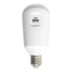 Επαναφορτιζόμενη φορητή ηλιακή λάμπα LED E27 7W 6V ψυχρό λευκό φως με φωτοβολταϊκό πάνελ