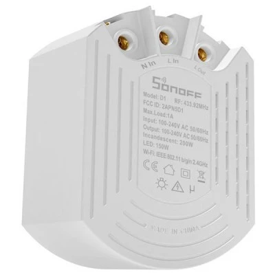 Διακόπτης Smart Dimmer switch D1 SONOFF για απομακρυσμένη πρόσβαση σε έξυπνες λειτουργίες Διακόπτης Smart Dimmer switch D1 SONOFF για απομακρυσμένη πρόσβαση σε έξυπνες λειτουργίες