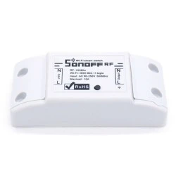 Ασύρματος διακόπτης Smart SONOFF RF2 433MHz WiFi 2.4GHz λευκό για απομακρυσμένο έλεγχο συσκευών
