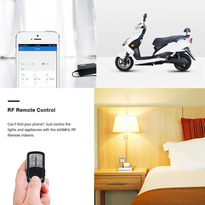 Ασύρματος διακόπτης Smart SONOFF RF2 433MHz WiFi 2.4GHz λευκό για απομακρυσμένο έλεγχο συσκευών