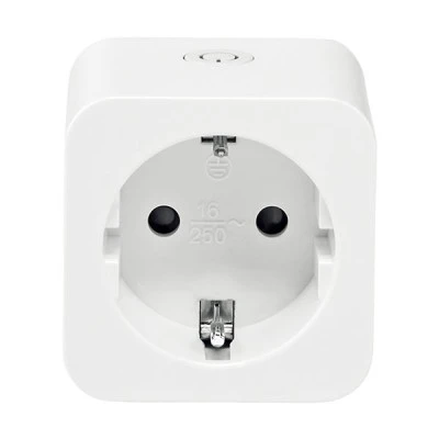 Wi-Fi TUYA Smart Plug με μετρητή κατανάλωσης ενέργειας 3680W 16A για απομακρυσμένο έλεγχο σε λευκό χρώμα