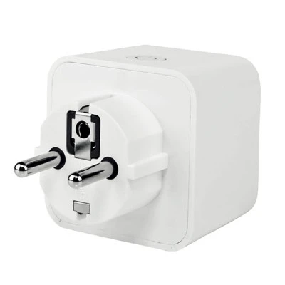 Wi-Fi TUYA Smart Plug με μετρητή κατανάλωσης ενέργειας 3680W 16A για απομακρυσμένο έλεγχο σε λευκό χρώμα