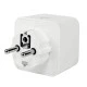 Wi-Fi TUYA Smart Plug με μετρητή κατανάλωσης ενέργειας 3680W 16A για απομακρυσμένο έλεγχο σε λευκό χρώμα