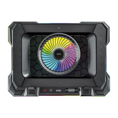 Notebook Cooler RGB για ψύξη laptop έως και 17.3" με εντυπωσιακό σχεδιασμό και LCD οθόνη Notebook Cooler RGB για ψύξη laptop έως και 17.3" με εντυπωσιακό σχεδιασμό και LCD οθόνη