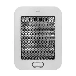 Ηλεκτρική θερμάστρα χαλαζία με 2 επίπεδα 400W/800W με προστασία από υπερθέρμανση για χώρους έως 20m²