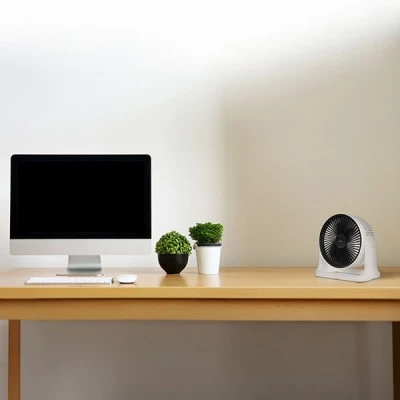 Επιτραπέζιος ανεμιστήρας LIFE 8.5W λευκός με 3 ταχύτητες και ρυθμιζόμενη γωνία κλίσης