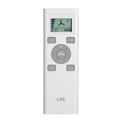 Ανεμιστήρας οροφής LIFE SKIRON NATURE με τηλεχειριστήριο 31W Φ132cm με 3 προγράμματα λειτουργίας και 5 ταχύτητες 