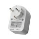 Αντάπτορας τροφοδοσίας 16A 3680W με pass-through και 2 θύρες USB 1 x USB-C & 1 x USB-Α  και τεχνολογία γρήγορης φόρτισης 