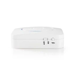 Ανιχνευτής κίνησης NEDIS ALRMMW20WT λευκός 85dB 433MHz με 8 ήχους κλήσης & κάλυψη 80m
