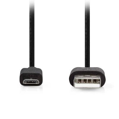 Καλώδιο USB High-Speed A αρσ. - USB Micro-B αρσ., 1.00m για μεταφορά δεδομένων και για φόρτιση Καλώδιο USB High-Speed A αρσ. - USB Micro-B αρσ., 1.00m για μεταφορά δεδομένων και για φόρτιση
