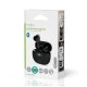 Bluetooth ακουστικά handsfree με θήκη φόρτισης και λειτουργία noise cancelling (ANC), σε μαύρο χρώμα