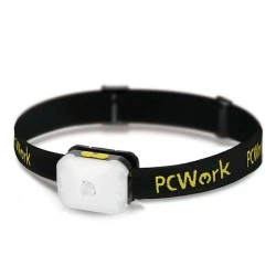 Επαναφορτιζόμενος φακός κεφαλής PCW12B με φωτεινότητα 200 lumens απόσταση δέσμης φωτός έως και 63μ και λειτουργία SOS