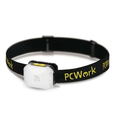 Επαναφορτιζόμενος φακός κεφαλής PCW12B με φωτεινότητα 200 lumens απόσταση δέσμης φωτός έως και 63μ και λειτουργία SOS