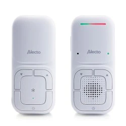 Ασύρματη ενδοεπικοινωνία (baby monitor) τεχνολογίας DECT 1.8GHz με δυνατότητα αμφίδρομης επικοινωνίας και εμβέλεια έως 50 μέτρα άσπρο χρώμα