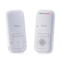 Ασύρματη ενδοεπικοινωνία (baby monitor) τεχνολογίας DECT 1.8GHz με δυνατότητα αμφίδρομης επικοινωνίας και εμβέλεια έως 50 μέτρα άσπρο χρώμα