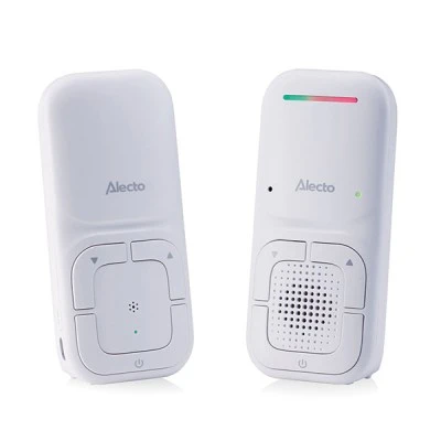 Ασύρματη ενδοεπικοινωνία (baby monitor) τεχνολογίας DECT 1.8GHz με δυνατότητα αμφίδρομης επικοινωνίας και εμβέλεια έως 50 μέτρα άσπρο χρώμα