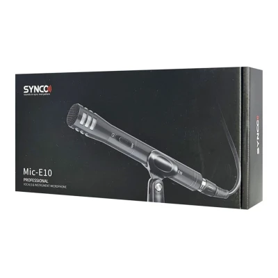 SYNCO μικρόφωνο χειρός SY-E10-MIC, δυναμικό, καρδιοειδές, XLR, μαύρο