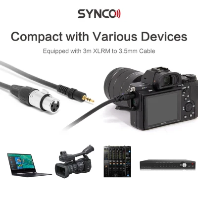 SYNCO μικρόφωνο χειρός SY-E10-MIC, δυναμικό, καρδιοειδές, XLR, μαύρο