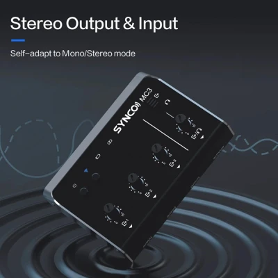 SYNCO μίκτης ήχου MC3-LITE, 4 καναλιών, Bluetooth, 500mAh, γκρι