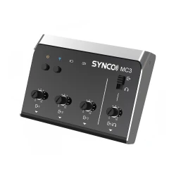 SYNCO μίκτης ήχου MC3-LITE, 4 καναλιών, Bluetooth, 500mAh, γκρι