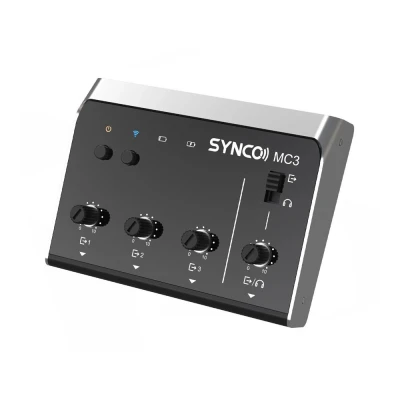 SYNCO μίκτης ήχου MC3-LITE, 4 καναλιών, Bluetooth, 500mAh, γκρι