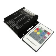 Controller RGB LED + RF remote control για χρωματιστές ταινίες led 12VDC 24A/288W-24VDC 24A/576W