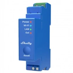 Ανώτατος αυτοματισμός Smart ράγας 1 καναλιού Shelly PRO 1 Wi-Fi - Bluetooth - LAN έως και 16Α