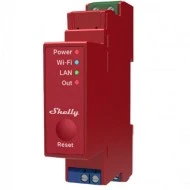 Ανώτατος αυτοματισμός ράγας 1 καναλιού Shelly PRO 1PM Wi-Fi - Bluetooth - LAN με μετρητή κατανάλωσης