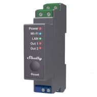 Ανώτατος αυτοματισμός Smart ράγας 2 καναλιών Shelly PRO 2 Wi-Fi - Bluetooth - LAN έως και 25Α