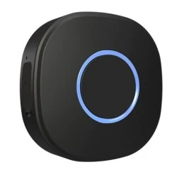 Wi-Fi controller Shelly button1 μαύρο με ενσωματωμένη επαναφορτιζόμενη μπαταρία