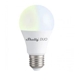 Λάμπα Shelly DUO A60 E27 Wi-Fi 9W 100-230V 2700-6500k δέσμης 270° ντιμαριζόμενη