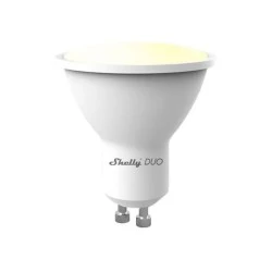 Λάμπα Shelly DUO GU10 Ø50mm 5W 100-230V 2700-6500K Wi-Fi 475lm δέσμης 36° ντιμαριζόμενη