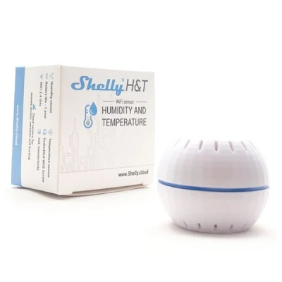 Αισθητήρας υγρασίας & θερμοκρασίας Shelly H&T Wi-Fi λευκός με μπαταρία Αισθητήρας υγρασίας & θερμοκρασίας Shelly H&T Wi-Fi λευκός με μπαταρία