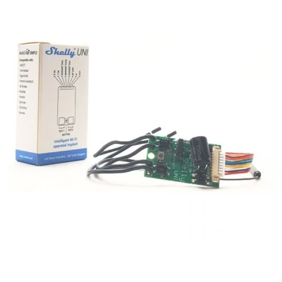 Module Shelly UNI με 2 ψηφιακούς εισόδους για μετατροπή οποιασδήποτε συσκευής σε smart