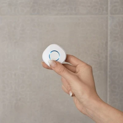 Wi-Fi controller Shelly button1 λευκό με ενσωματωμένη επαναφορτιζόμενη μπαταρία
