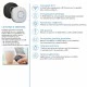 Wi-Fi controller Shelly button1 μαύρο με ενσωματωμένη επαναφορτιζόμενη μπαταρία