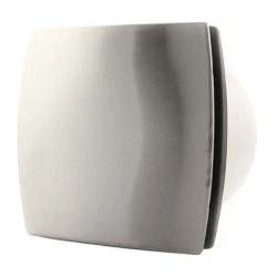 Εξαεριστήρας μπάνιου EUROPLAST T100I inox Φ100 19W 100m3/h 230V επίτοιχης τοποθέτησης